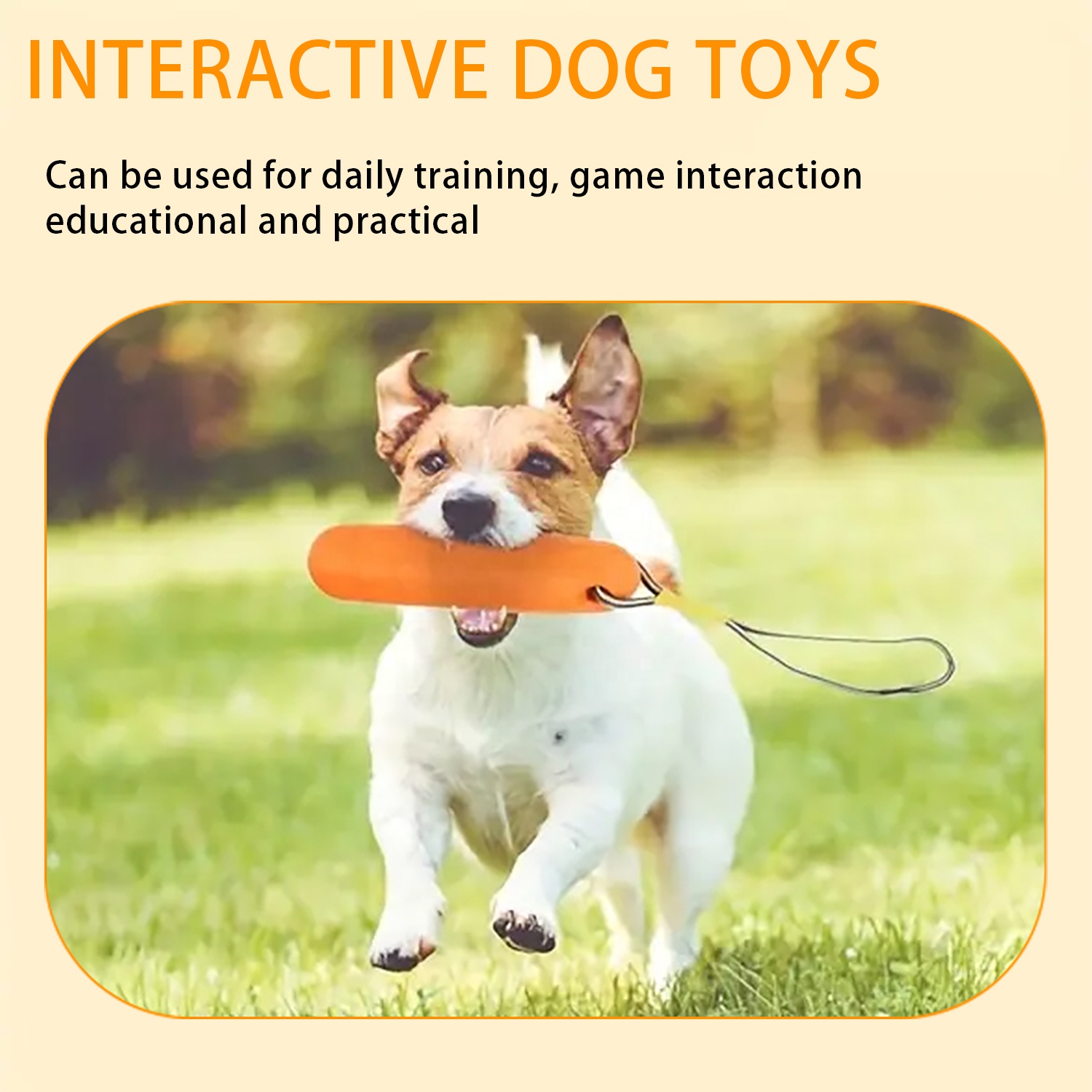 OEM Pet Durable Bite Outdoor Waterproof Beach Water Floating EVA Foam Bumper Interactive Chew Toy with Rope for Dog Sporting