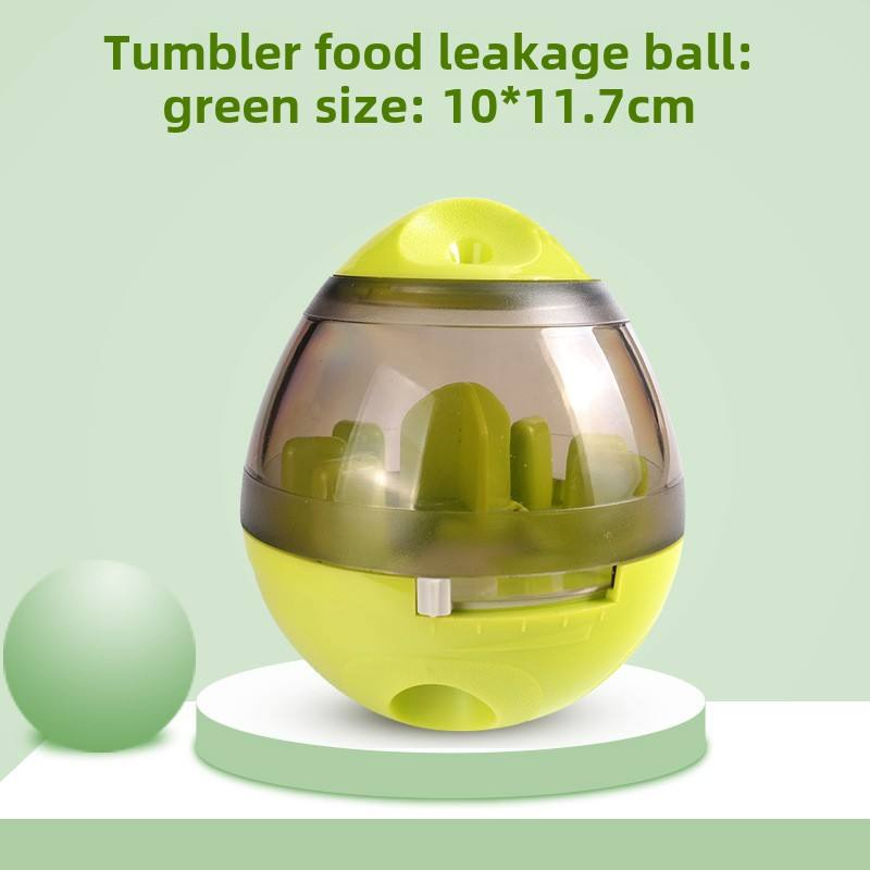 Pet Sounding Treat Dispenser Tumbler Puzzle Slow Feeder Ball Dog Cat Boredom Relief Interactive Toy