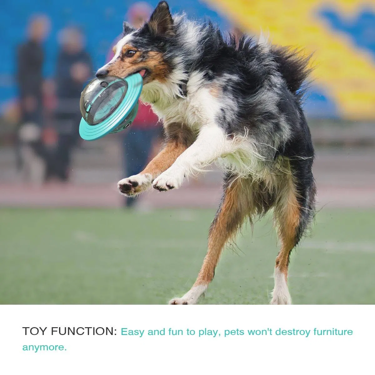 Interactive Pet Puzzle Toy UFO Dispeneser Dog Treat Dispenser Toy Pet Leakage Food Slow Feeder Dog Toys