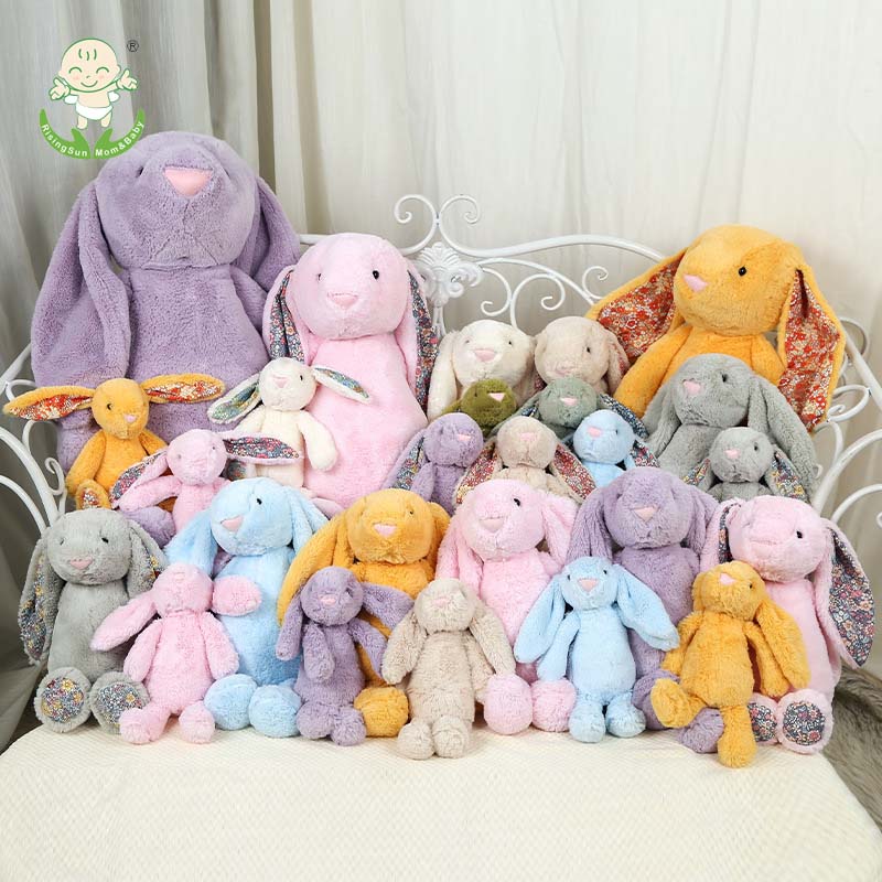 Custom Wholesale Design Soft Toy Plushie Manufacture Toys Stuffed Animal Plush Custom Bunny Rabbit Cute Stuffed Animal Plush Toy