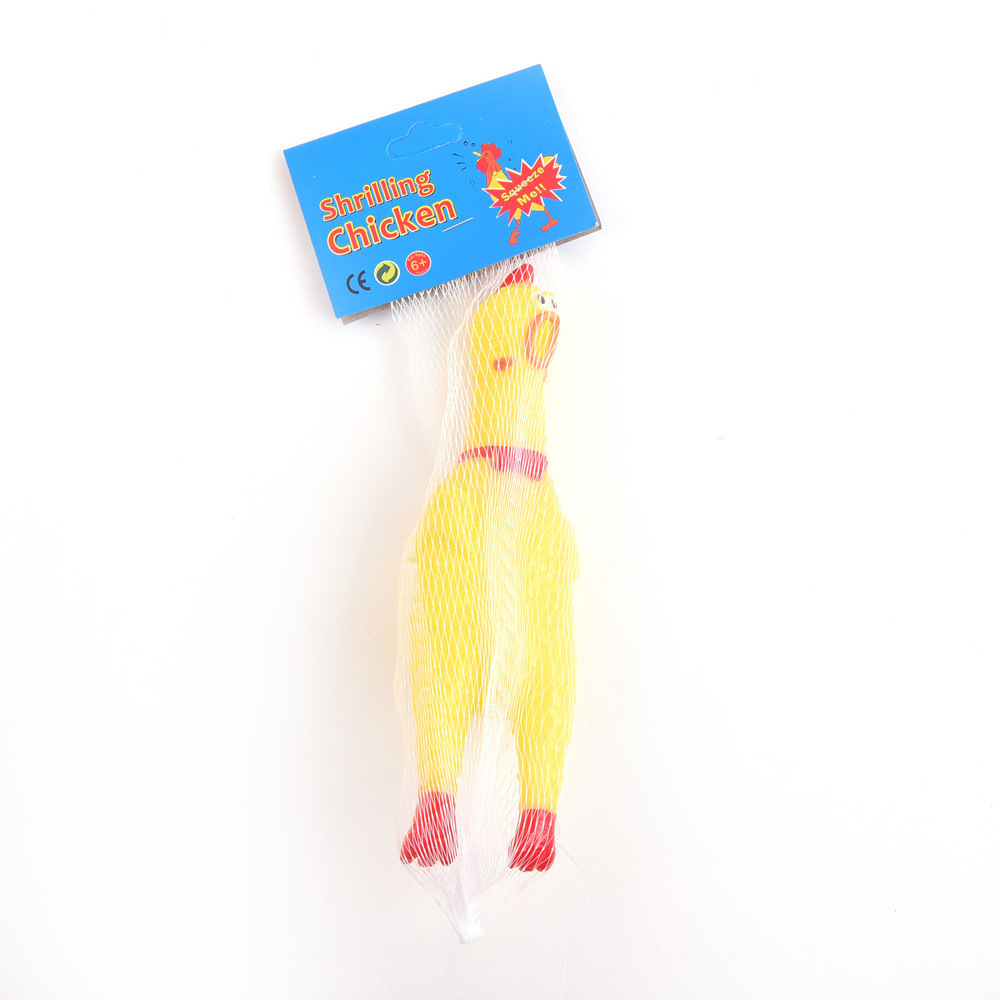 Large Screaming Chicken Vinyl Squeaky Stress Relief Prank Creative Sound Toy Children (4-6 Years) Manufacturer Wholesale