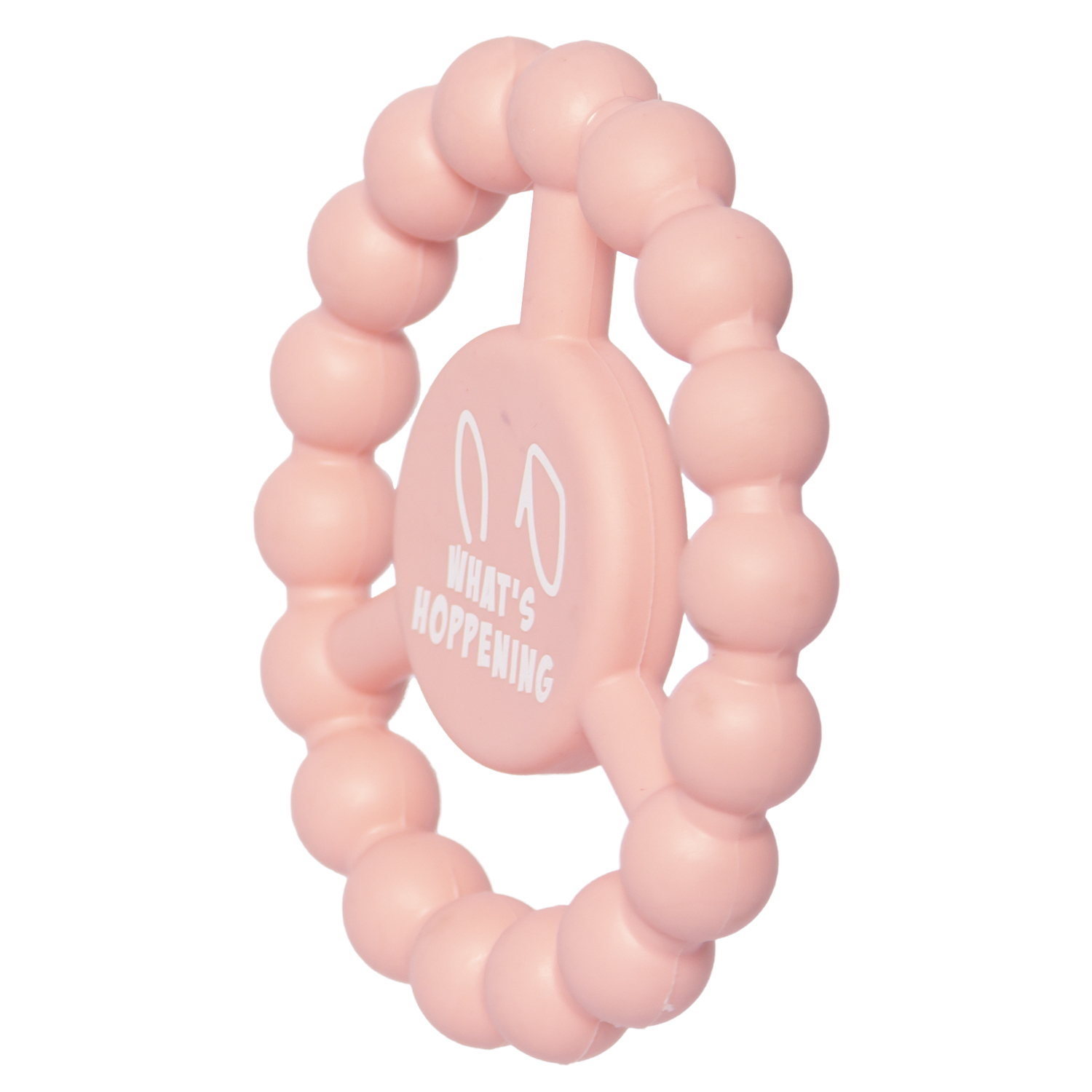 New Design Macaron Durable Solid Chewing Tpr Toys for Dog + TPR DENTAL CLEANING TOY- Fitness Ring Pink