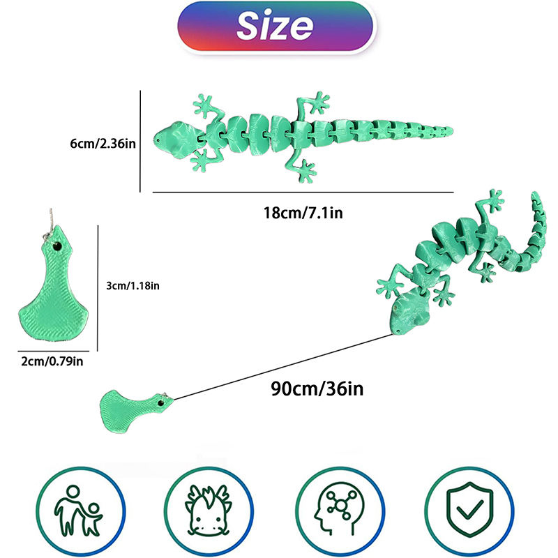 Extra Long Durable Interactive Toy Lizard Stick Teaser Wand Lizard Cat
