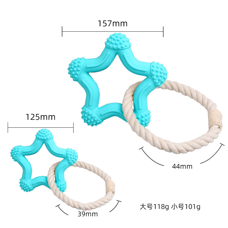 Dogs Training Biodegradable Rubber Teeth Cleaning Luxury Lifelike Pets Chewing Slow Feeding Dispenser Toy
