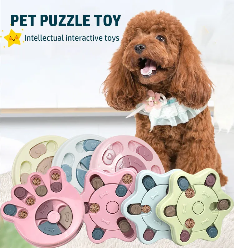 Iq Puzzle Hidden Food Slow Leak Toy for Pet Interactive Training