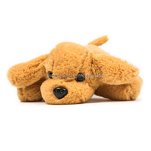 Eco Friendly Anti-Anxiety Relief Accompany Stuffed Toys Snuggle Sleep Aid Calming Plush Puppy Dog Toys for Sleeping