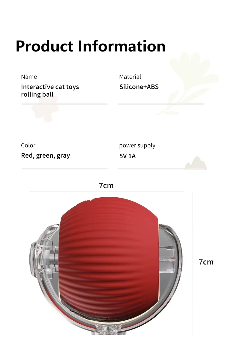 Smart Cat Ball Toy Details