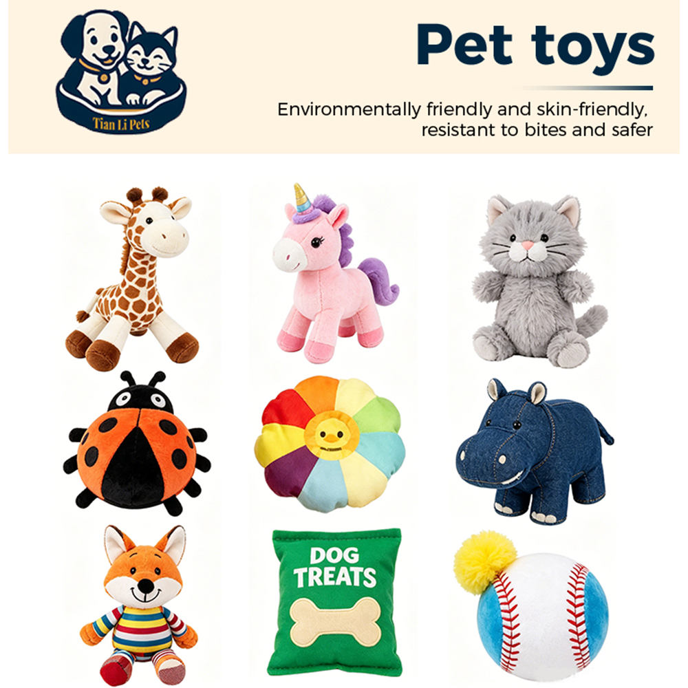 New Pet Toy Plush Squeaky Sounding Toy Soothing and Bite Resistant for Teething Dogs in Stock Wholesale