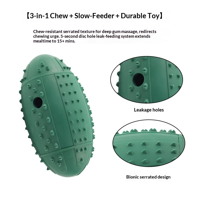 Cross-border Rubber Dog Chew Toy Edible Training Reward Interactive Entertainment Durable Pet Toys Manufacturer