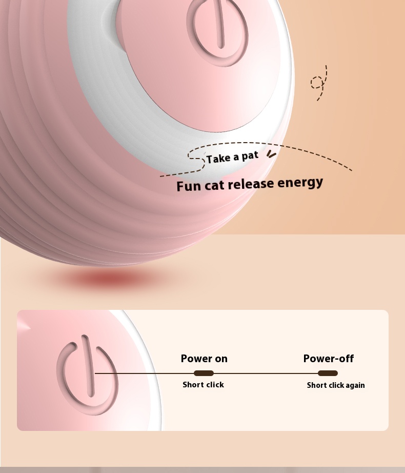 Electric Pet Rolling Ball Detail 4