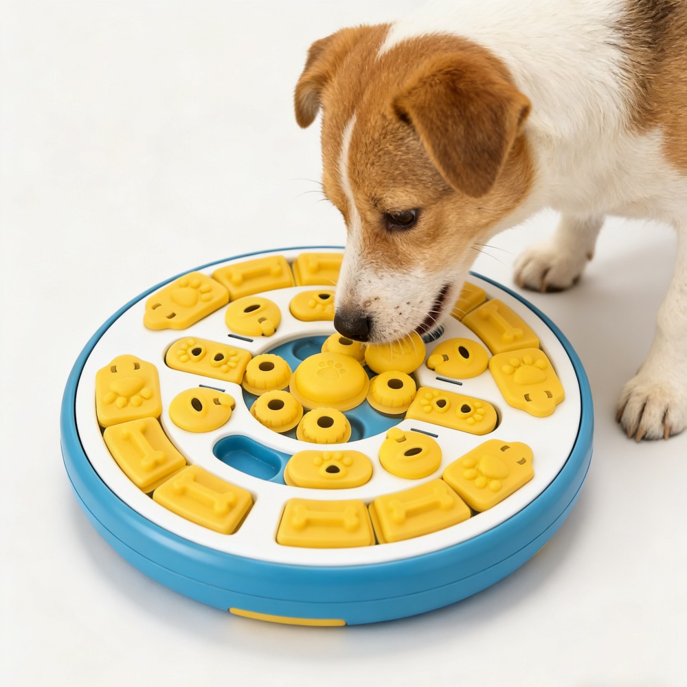 Interactive Dog Puzzle Toy Slow Feeder Pet Enrichment Toy IQ Training Anti Boredom Treat Dispenser