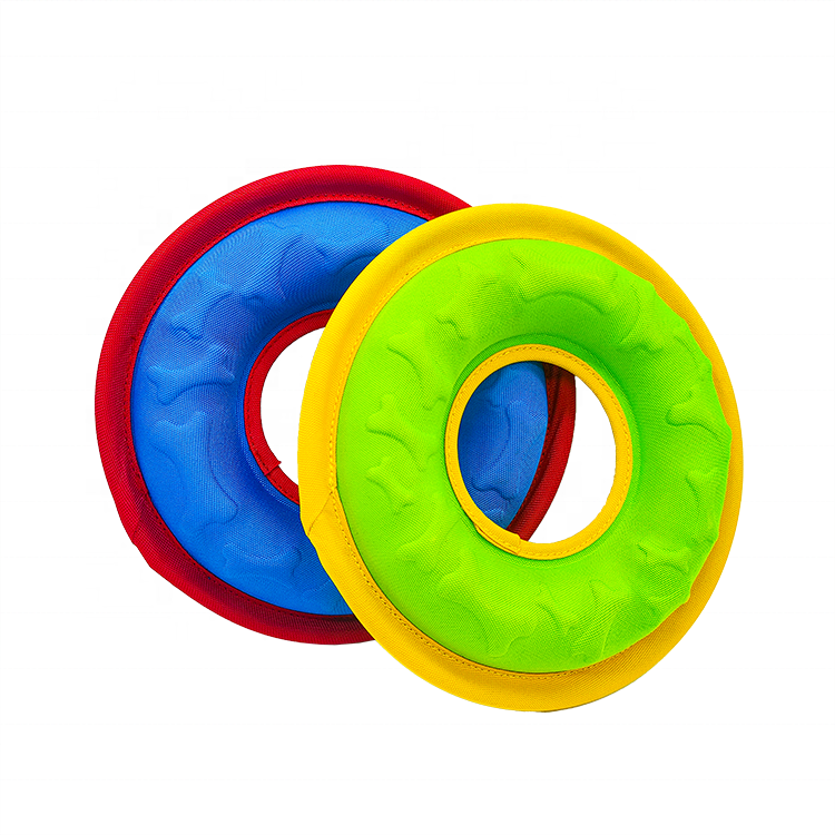 Wholesale Custom Pet Dog Flying Disc Fun Toy Lightweight Outdoor Dog Training Toy for Interactive Fetch Catch Play Dog Disc Toy