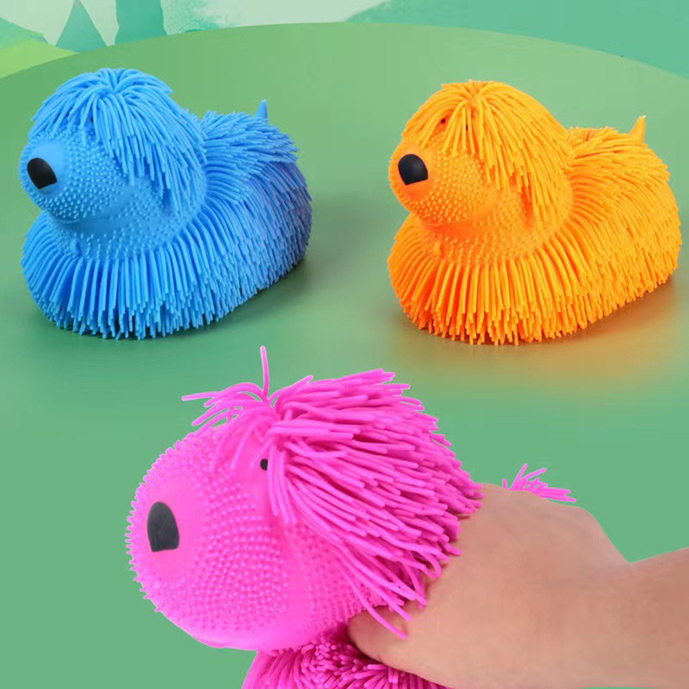 Joylit Hot Selling Cute Colorful Dog Cat Fidget Sensory Soft TPR Big Size Stress Relief Squeeze Toys for Kids Adults