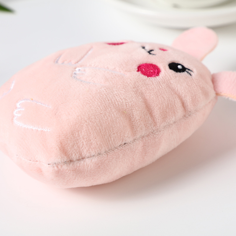 A Touch of Green Cartoon Pet Plush Toy Crinkle Paper Sounds Durable Polyester Material for Cats Dogs-Interactive Scratch Bite