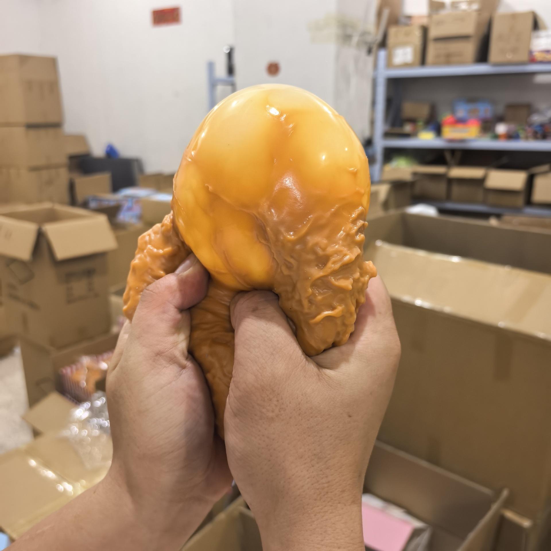 Viral Giant Fried Chicken Squishy Jumbo Slow Rising Realistic Drumstick Stress Toy Creative Anger Release Fidget For Kids Adults