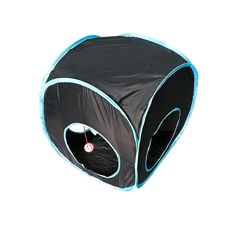 New Design Interactive Collapsible Fun Toys Multiple Play Cat Tunnel