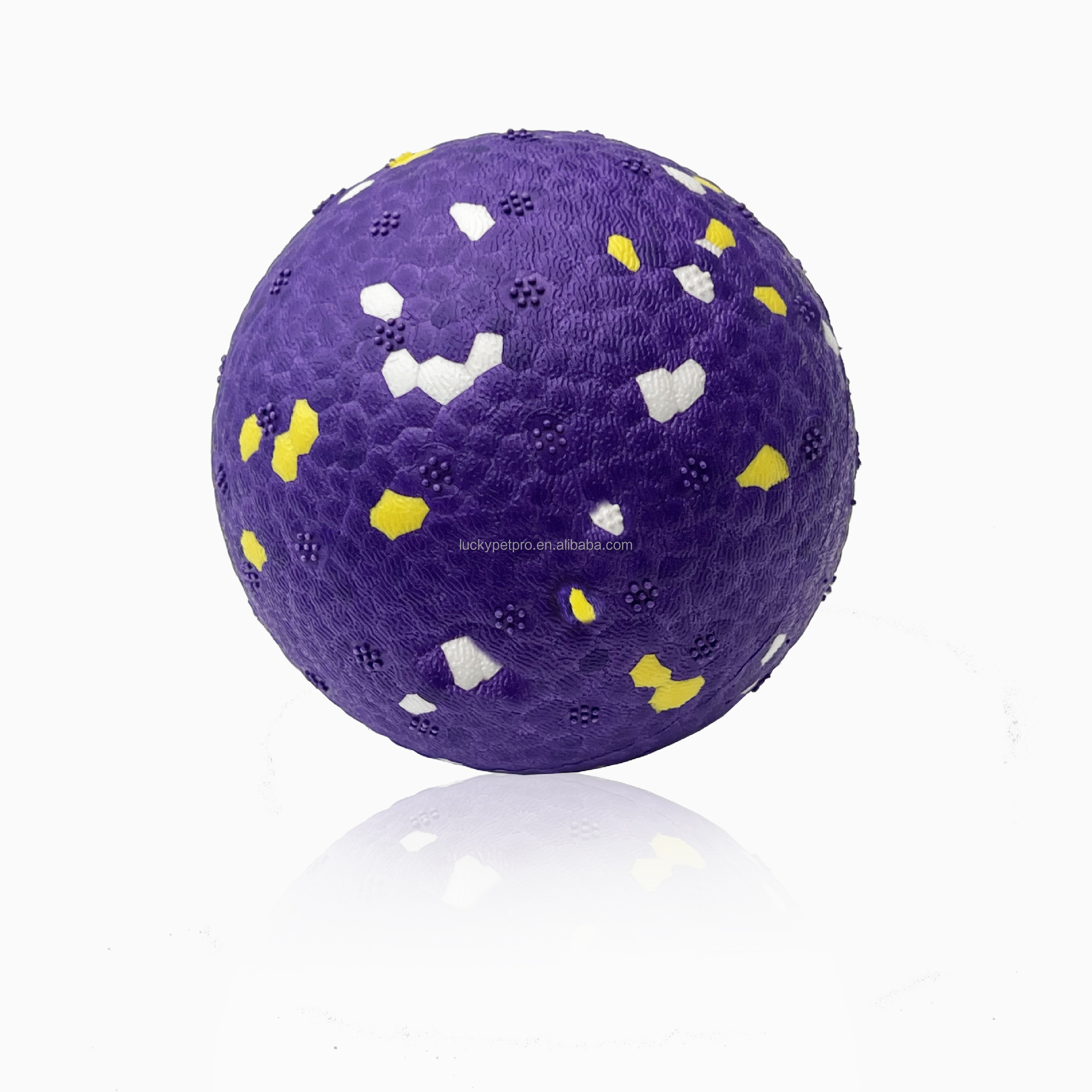 Bite Resistant Dogs Dental Protection ETPU Pet Interactive Pet Chew Aggressive Toy ETPU Dog Ball