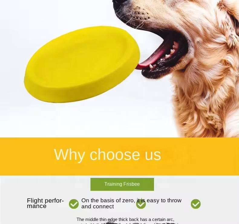 Lightweight Portable EVA Flying Disc With Bite Resistance Pet Chew Toys Custom Dog Toys for Backyard Fetch Small Dogs