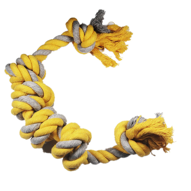 Chewable Eco Friendly Thug Chewy Tough Rope Pet Dog Tug of Wars Toy