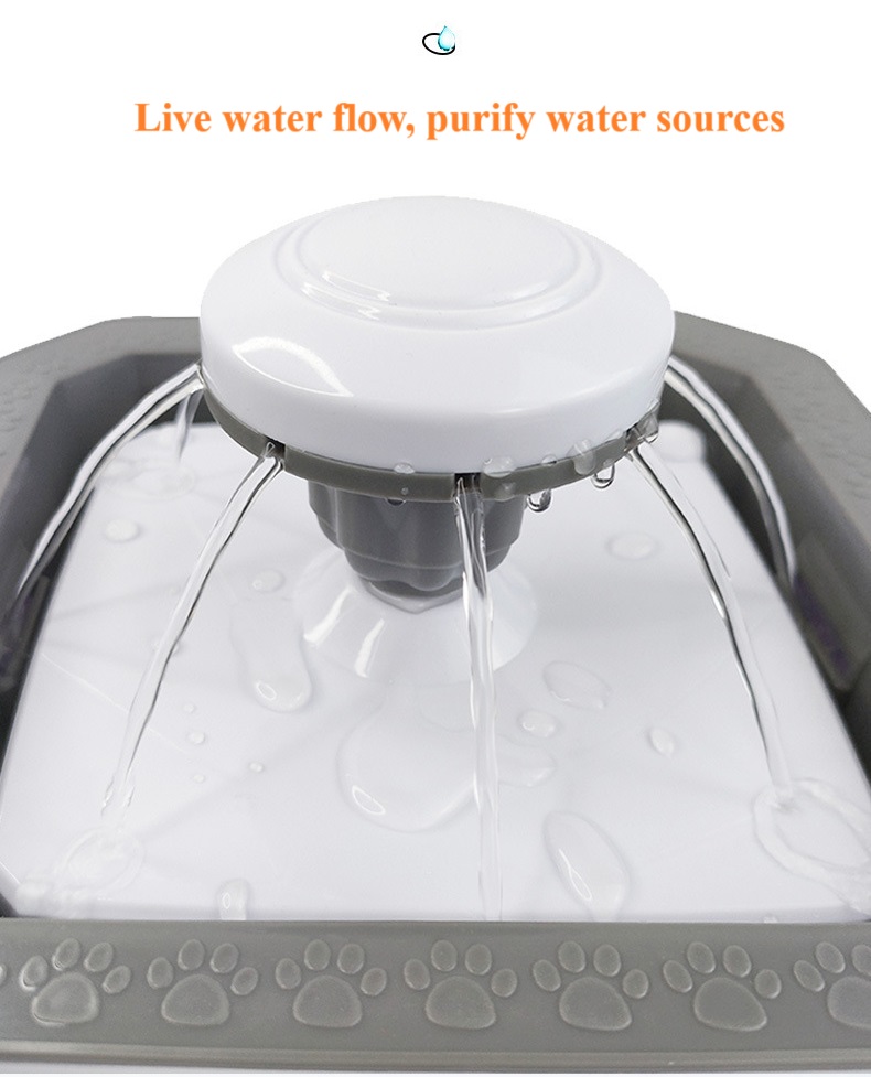 Factory Supply Automatic USB Powered Electric Pet Water Dispenser Functional Dog Bowl Cat Water Fountain