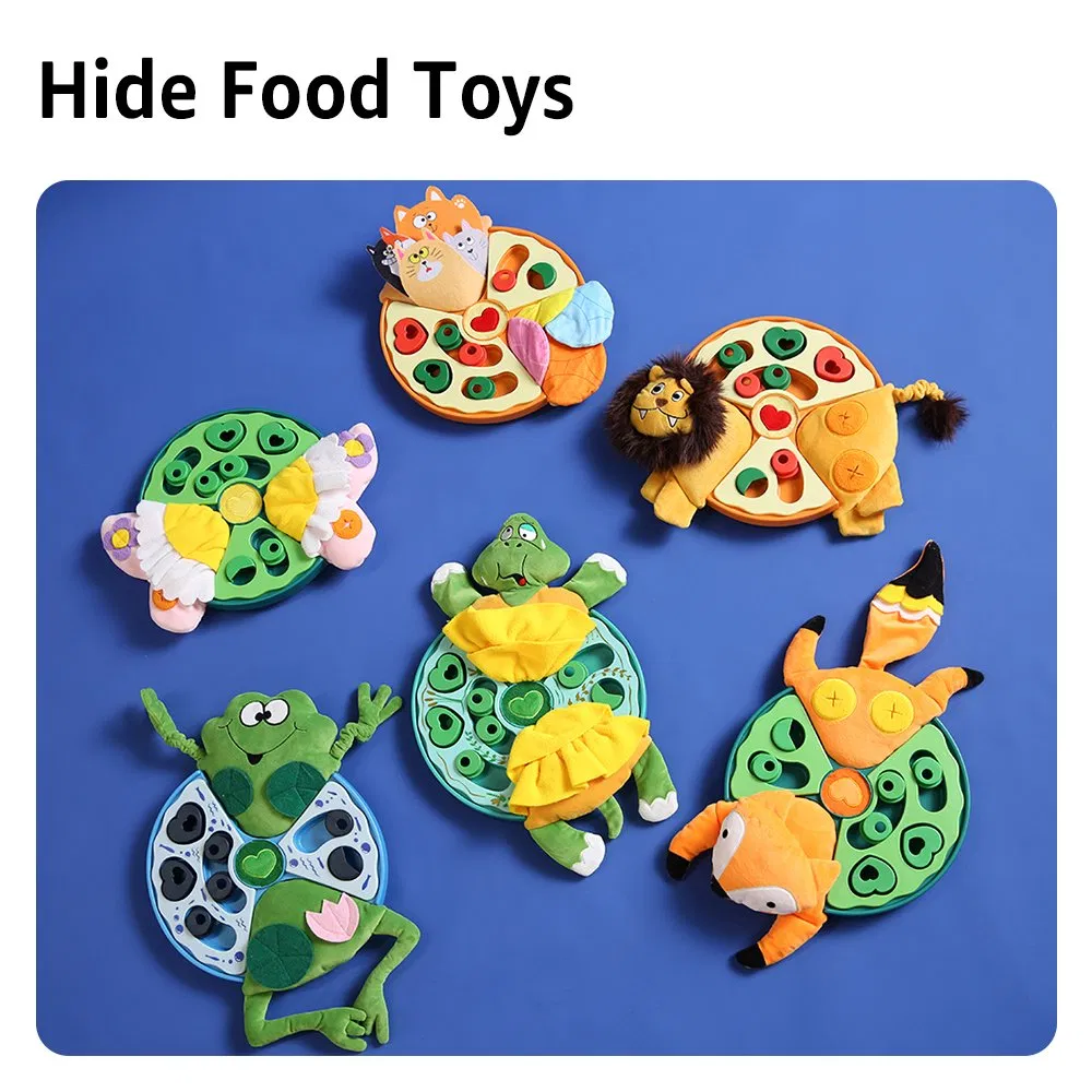 New Design Pet Dog Puzzle Interactive Food Treat Toy Puzzle Dog Iq Training Treat Dispensing Toys Dog Puzzle Feeder Toy