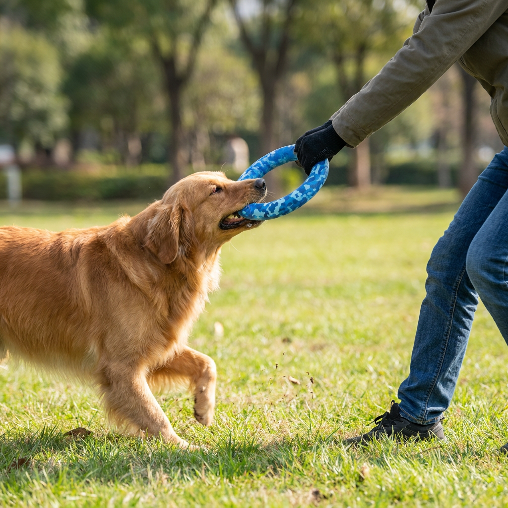 Eco Friendly EVA Dog Pull Ring Toy High Buoyancy Floating Pet Tug Ring Easy to Clean Water Training Chew Toy for Dogs