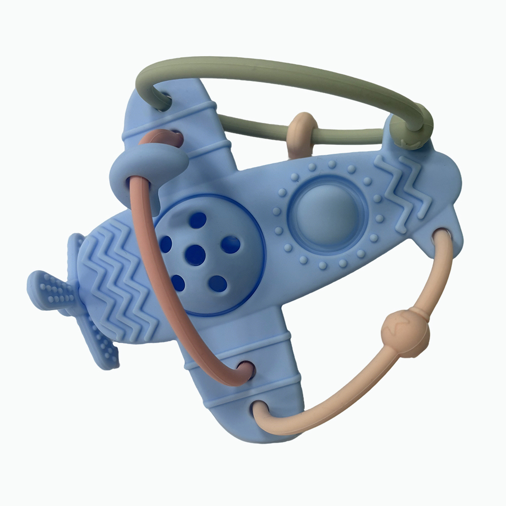 Refine Factory Soft Silicone Food Grade Sensory Stimulation Teether BPA Free Anti-Drop Non-Toxic Unisex Baby Toy