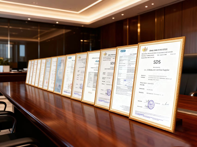 Official Product Certificate