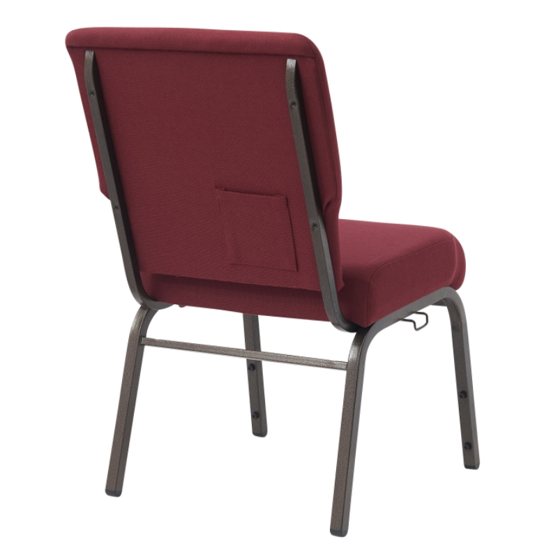 Professional Manufacturer of Maroon Fabric Metal Church Worship Auditorium Chair &nbsp;(ZG13-010)