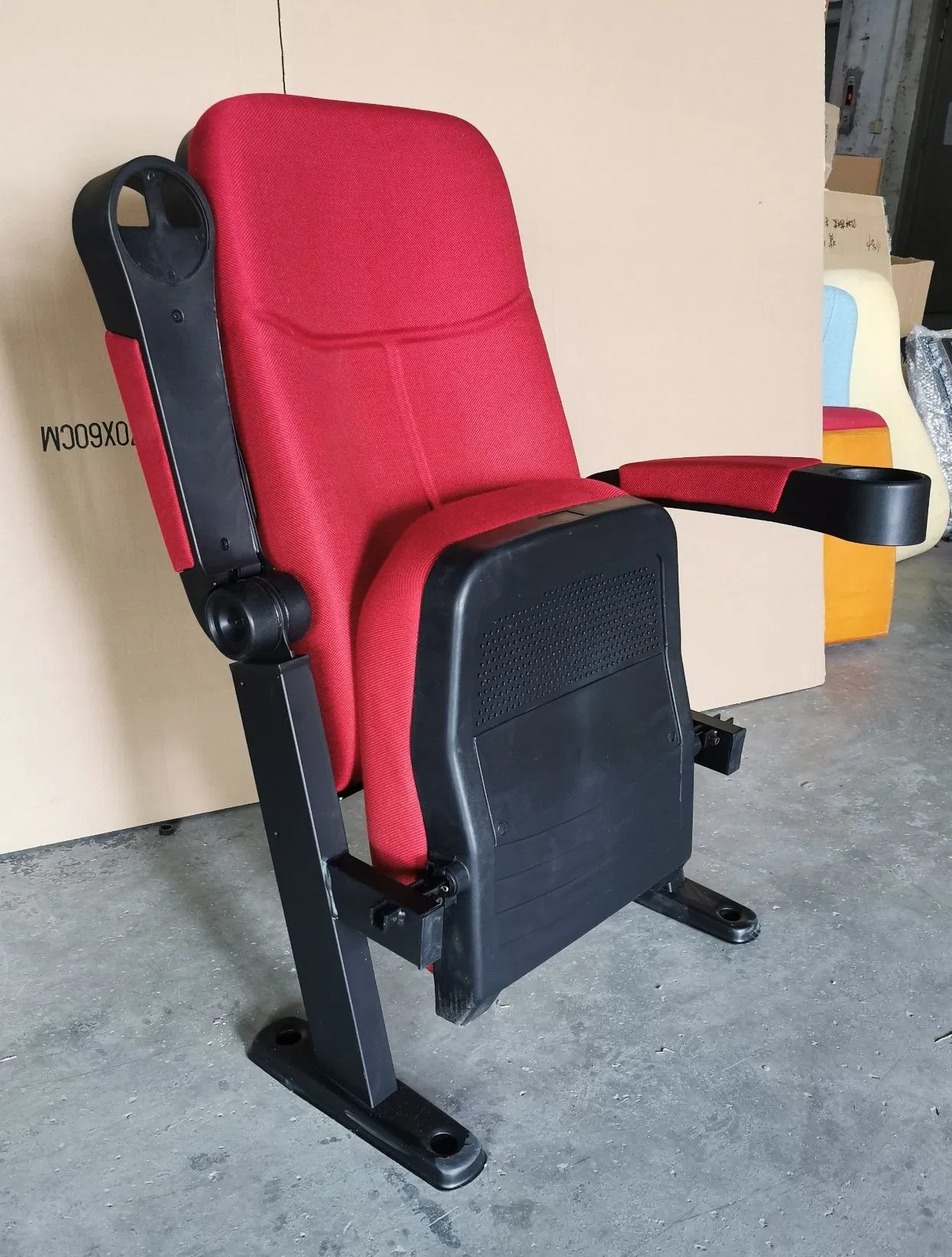 Cinema Seating Waiting Factory Price Music Concert Church Lecture Meeting Auditorium Chair (KL-653)