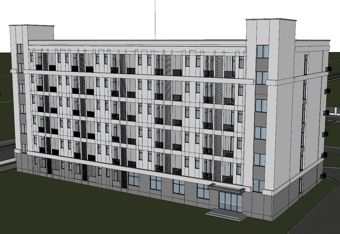 Modular Light Gauge Steel Structure for Student Housing with Alc/Sandwich Panel Bolt Connection From China