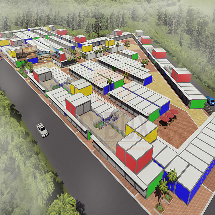 Wholesale Custom 40FT Flat Pack Container Restaurant 20FT with Kitchen