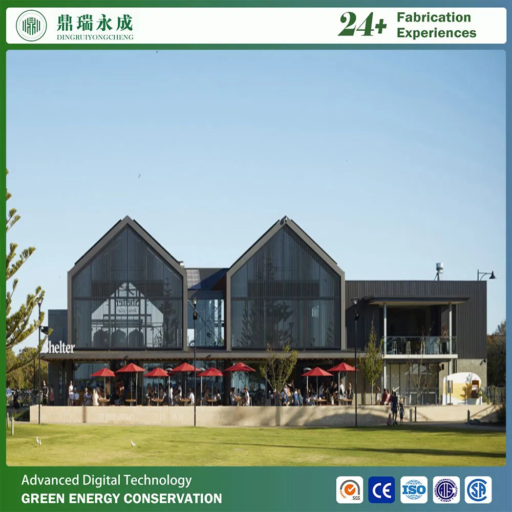 Dryc Good-Looking Prefab Cafe/Restaurant: Rapid Installation, Cost-Effective, 25-Years Experience