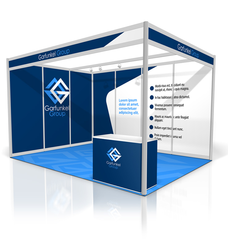 Modular Island Exhibit Display Trade Booth Stands 6060 6063 6061 6082 7075 Exhibition