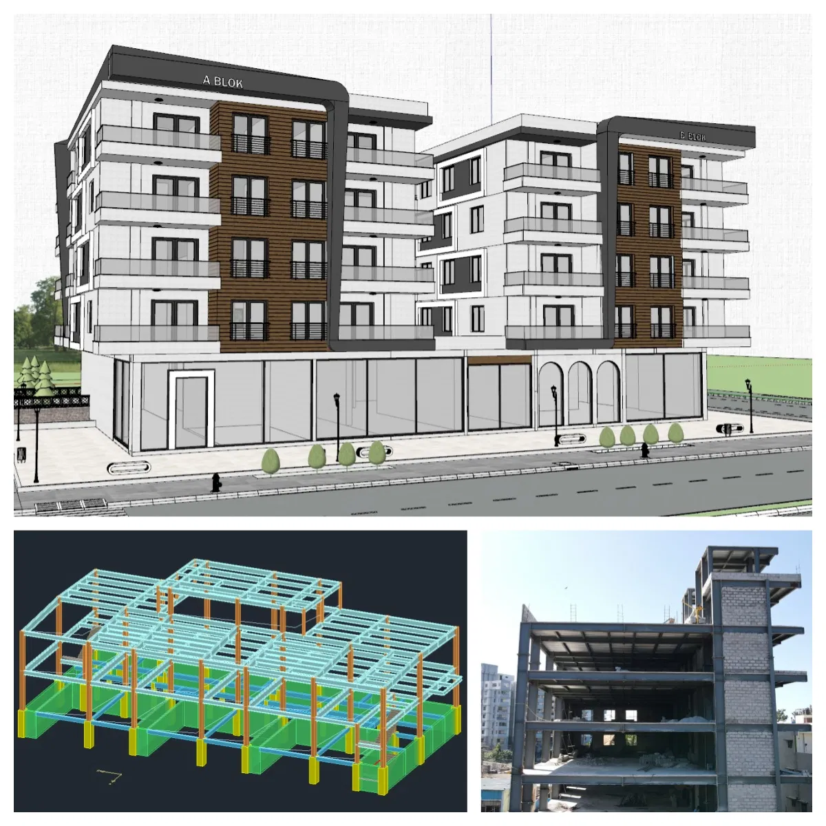 Modular Light Gauge Steel Structure for Student Housing with Alc/Sandwich Panel Bolt Connection From China