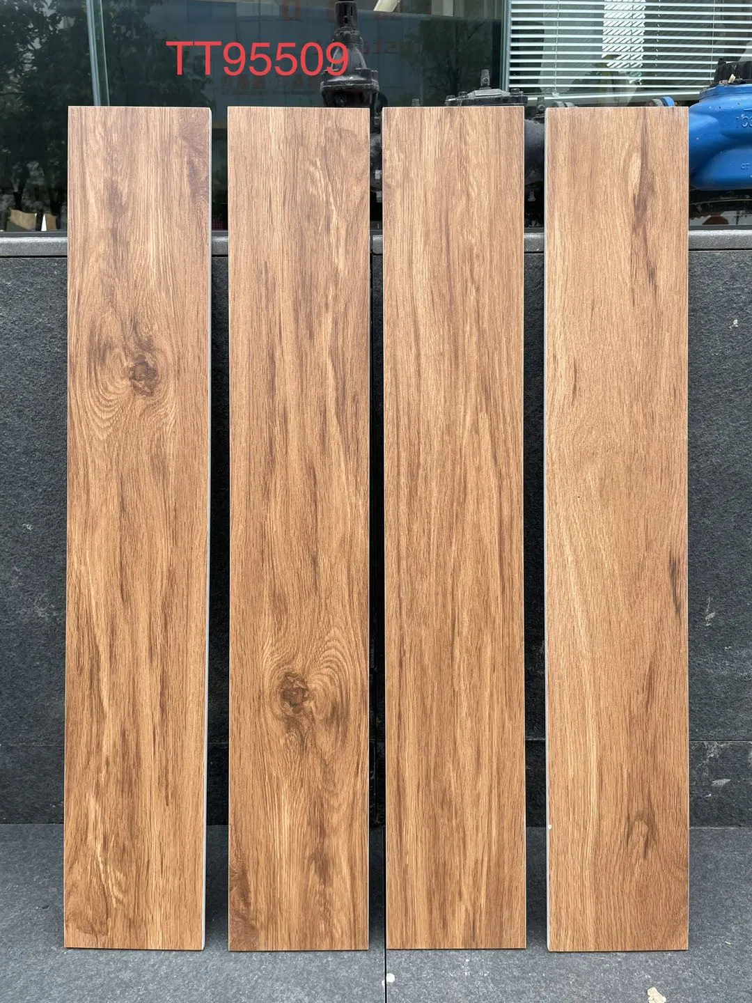 Foshan Wholesale Ceramic Tile Porcelain Tile 150X900mm Wood Pattern Floor Tile for Living Room Library Study Room