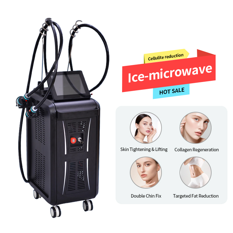 New Coolwaves PRO 3 Handles Micro Wave 80% Fat Reduction Safe Weight Loss Body Slimming Eliminate Double Chin Home Commercial