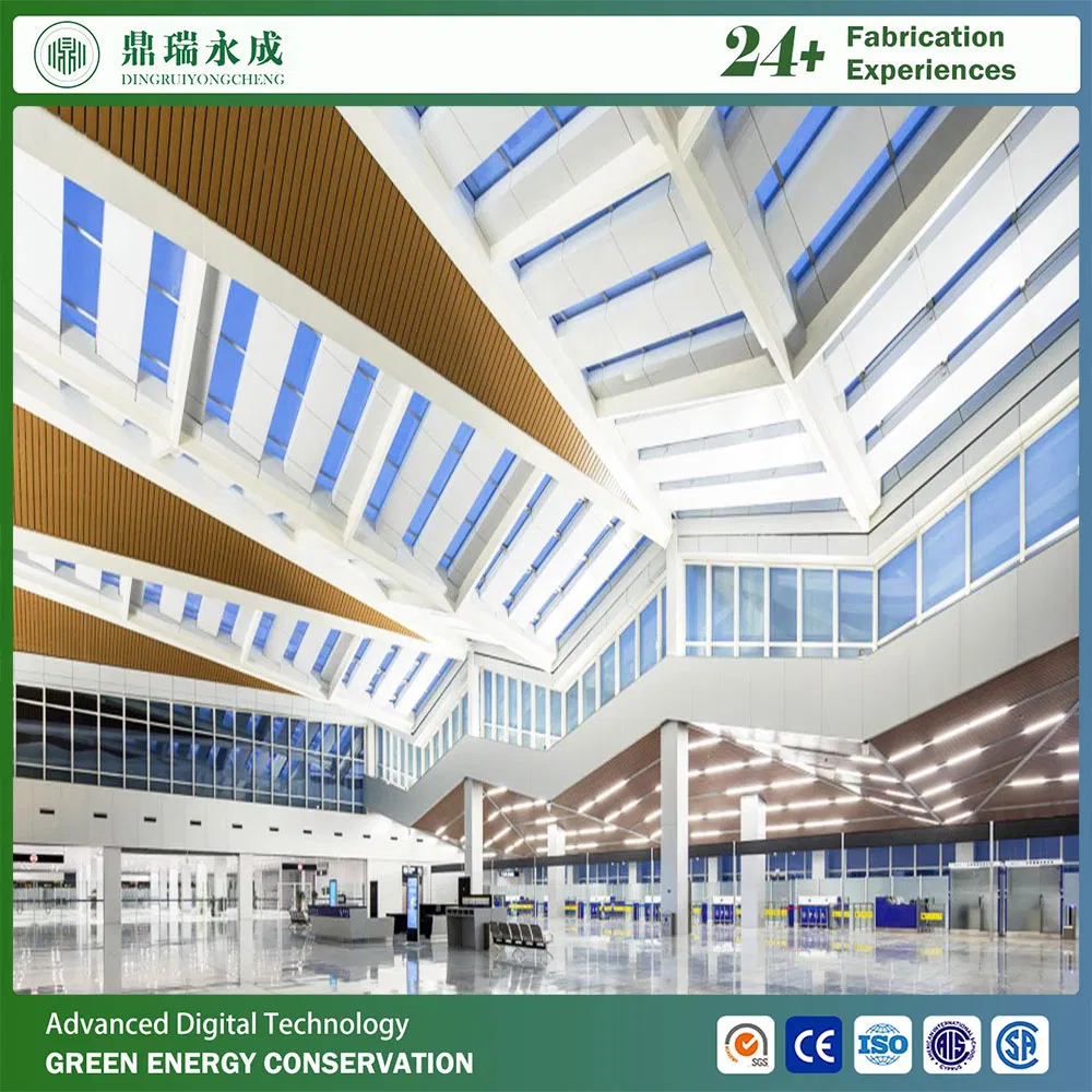 Prefabricated High Quality Stylish Spacious Steel Structure Ferry /Pier/Airport