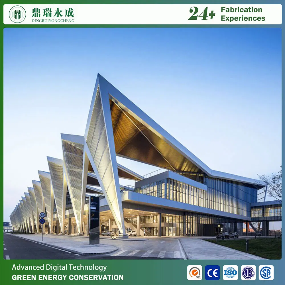 Prefabricated High Quality Stylish Spacious Steel Structure Ferry /Pier/Airport
