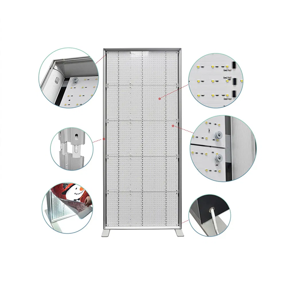 Tradeshow Booth Light Box Show UV Resistant Fabric Stand Exhibition