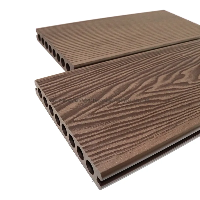Waterproof Fire Rated Outdoor WPC Flooring Timber Board Wood Plastic Composite Decking