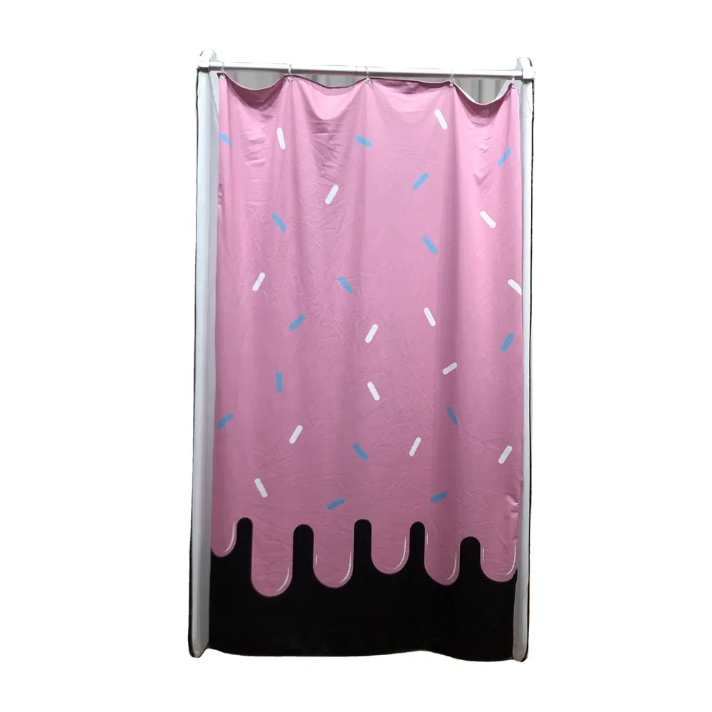 Popular Exhibition Portable Detachable Easy to Install Tension with Fabric Curtain Fitting Changing Room