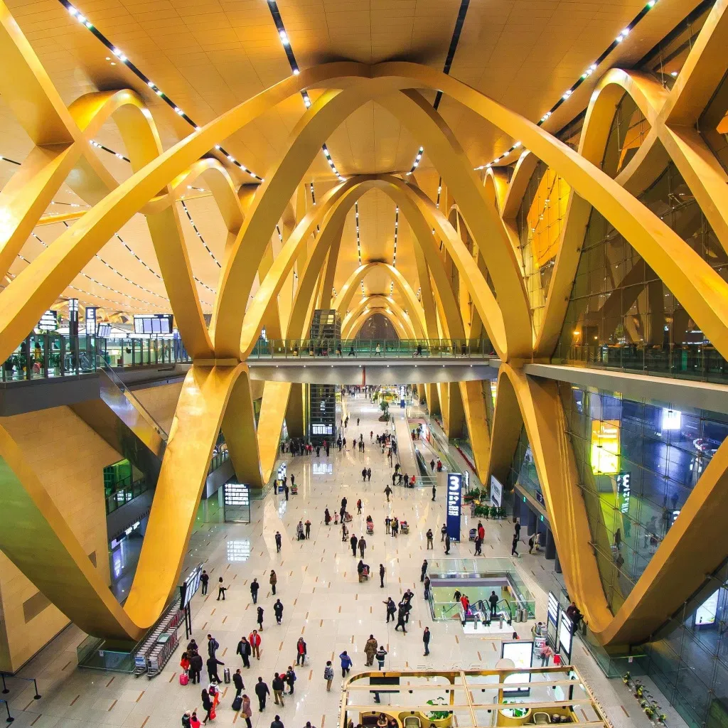 Elegant Modern Steel Structure Airport Building for Enhanced Passenger Experience, Professional Manufacturer.