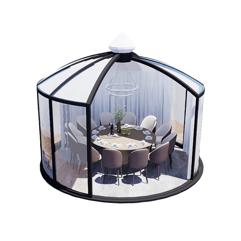 Modular Aluminum Outdoor Prefabricated Restaurant Optional Glass Door and Aluminum Window Restaurant