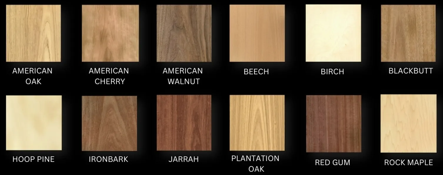 Natural Veneer Finish