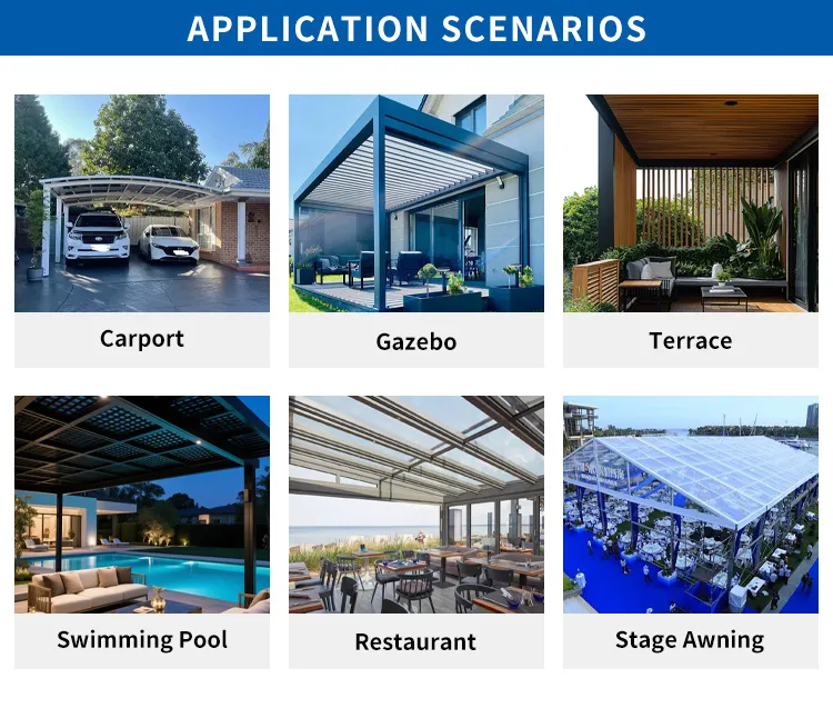 Outdoor Retractable Roof Awning 3