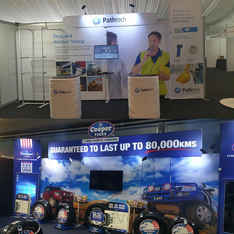 Exhibition Table Setup 2