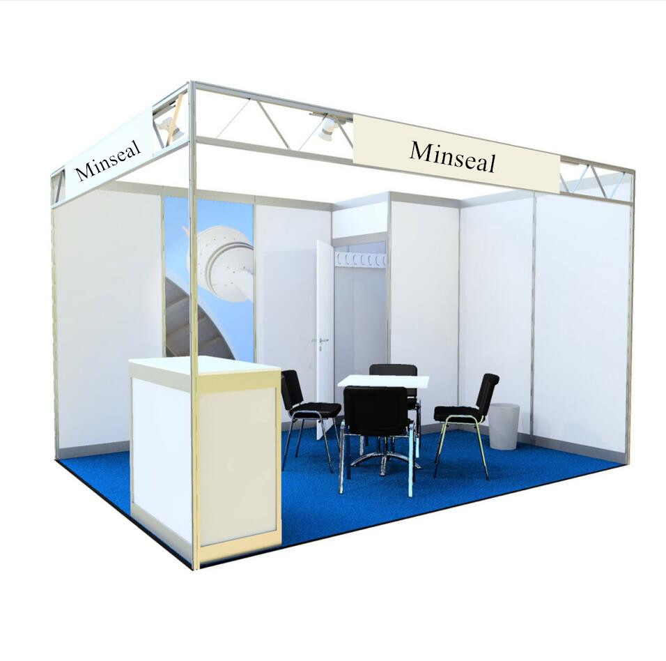 Modular Island Exhibit Display Trade Booth Stands 6060 6063 6061 6082 7075 Exhibition