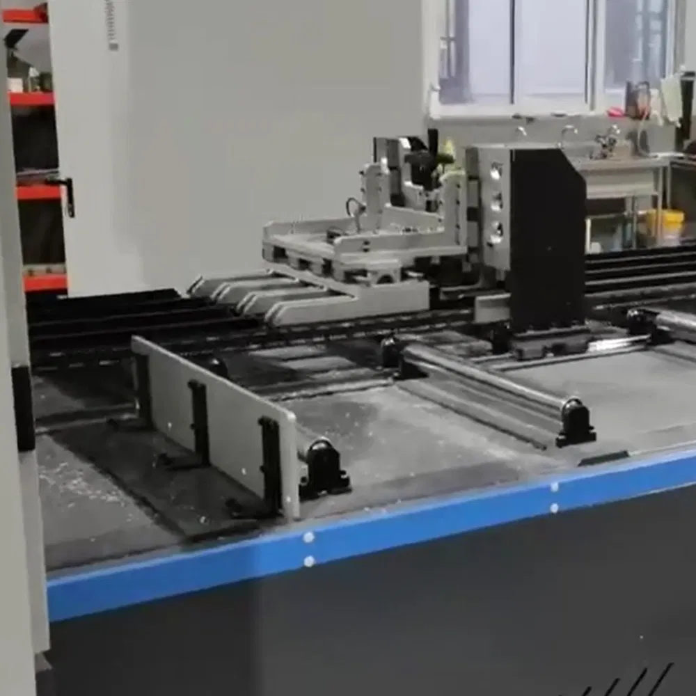 CNC Cutting Center with Printer-Equipped &amp; Manual-Free Data Input for Door/Window Profile Processing