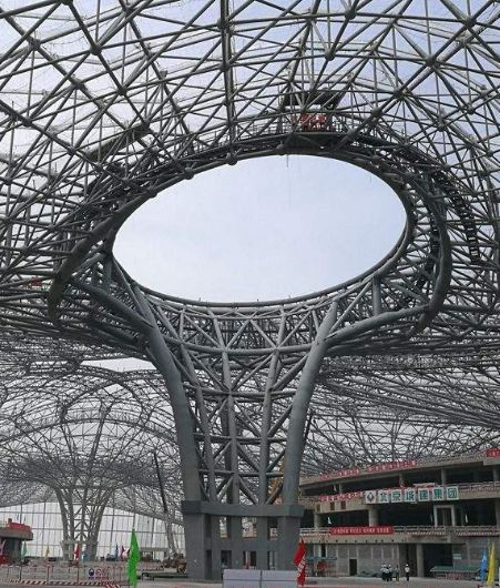 Fire-Resistant and Earthquake-Resistant Steel Frame Structure Airport Terminal with Insulation Board